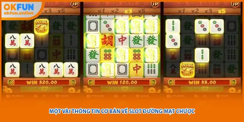 Một vài thông tin cơ bản về slot đường mạt chược