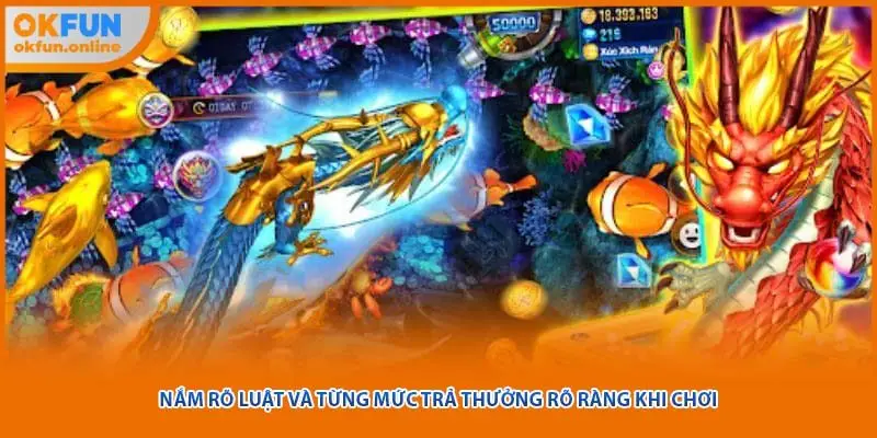 Nắm rõ luật và từng mức trả thưởng rõ ràng khi chơi